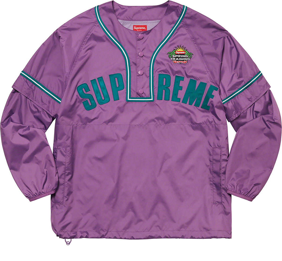 Supreme Snap-Off Sleeve L/S Baseball XXL