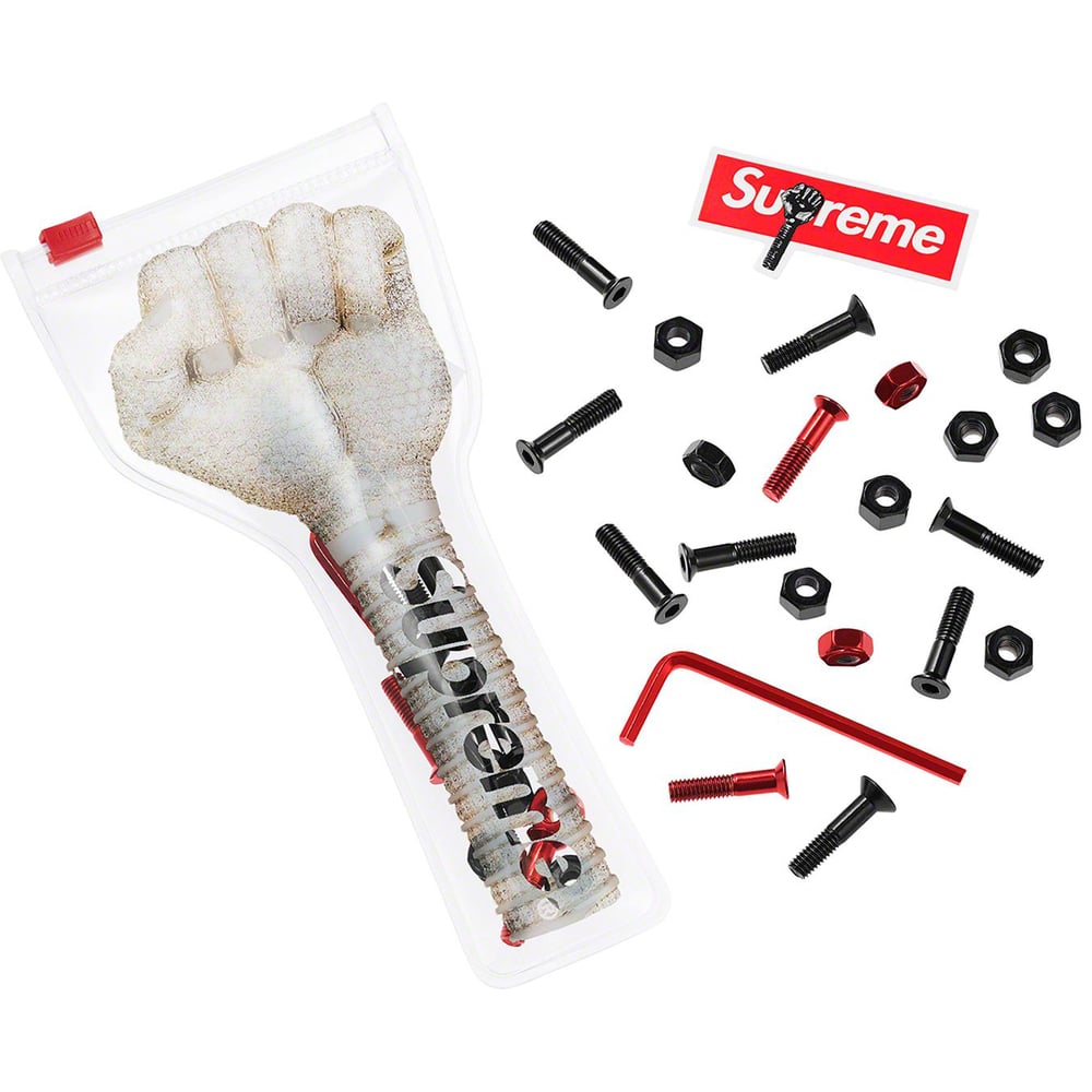 Details on Supreme Hardies Hardware Set from spring summer
                                            2023