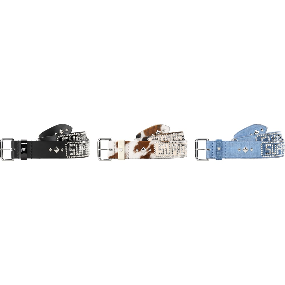 Details on Supreme Hollywood Trading Company Studded Belt from spring summer
                                            2023 (Price is $268)