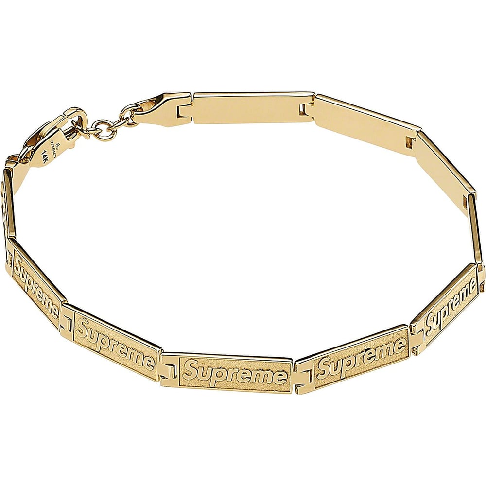 Jacob & Co Logo Link Bracelet (14k Gold) - spring summer 2023