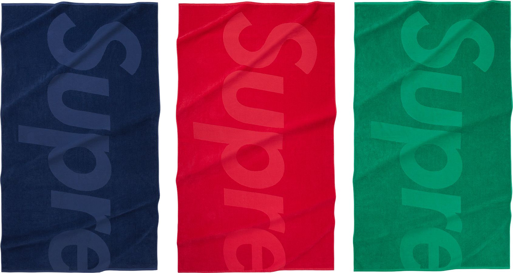 上質 Supreme Tonal Logo Towel Green accueillir-kurashiki.com