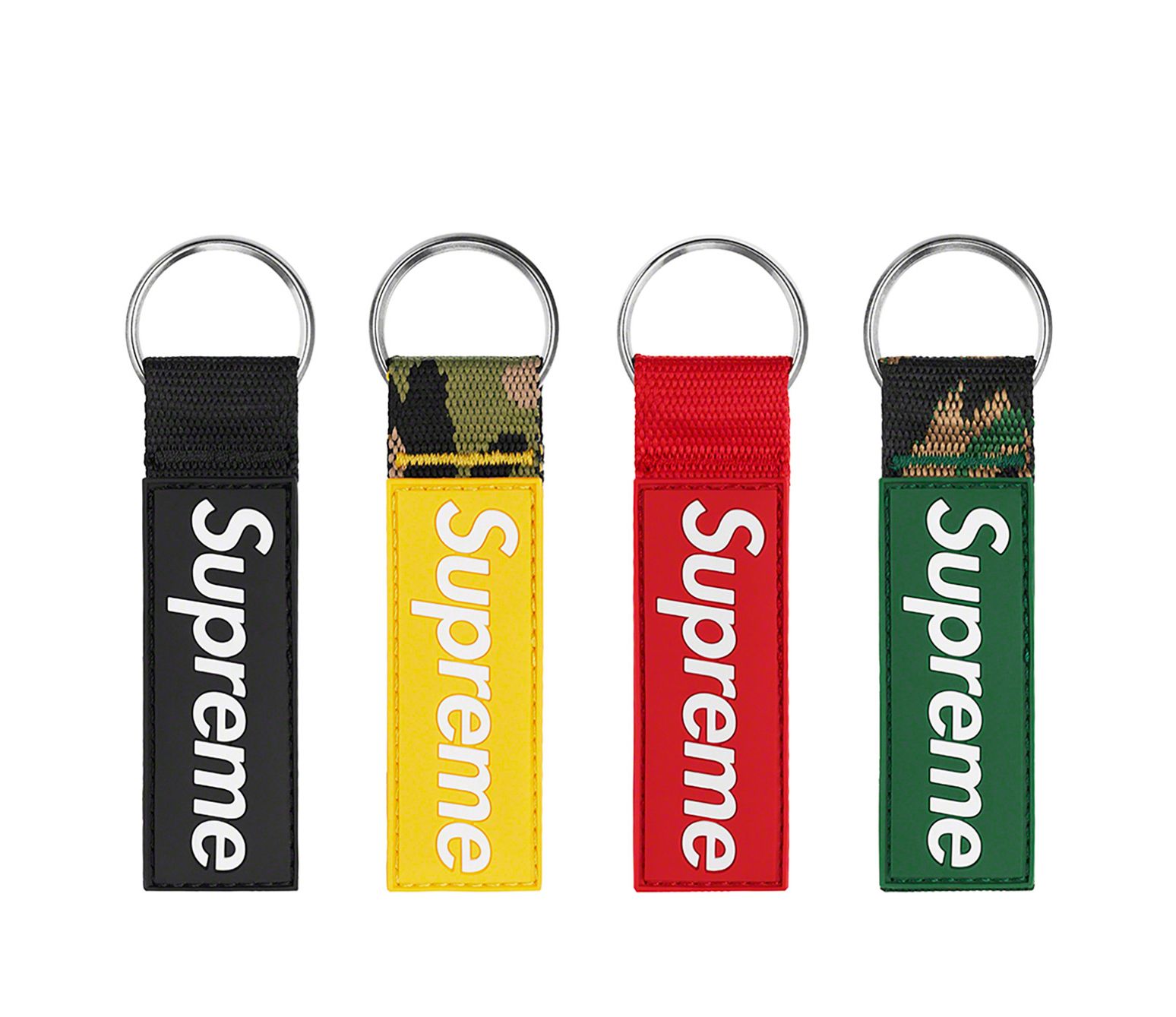Shop Supreme 2023 SS Unisex Street Style Collaboration Logo Accessories ( Supreme Webbing Keychain) by Hirokiki.k