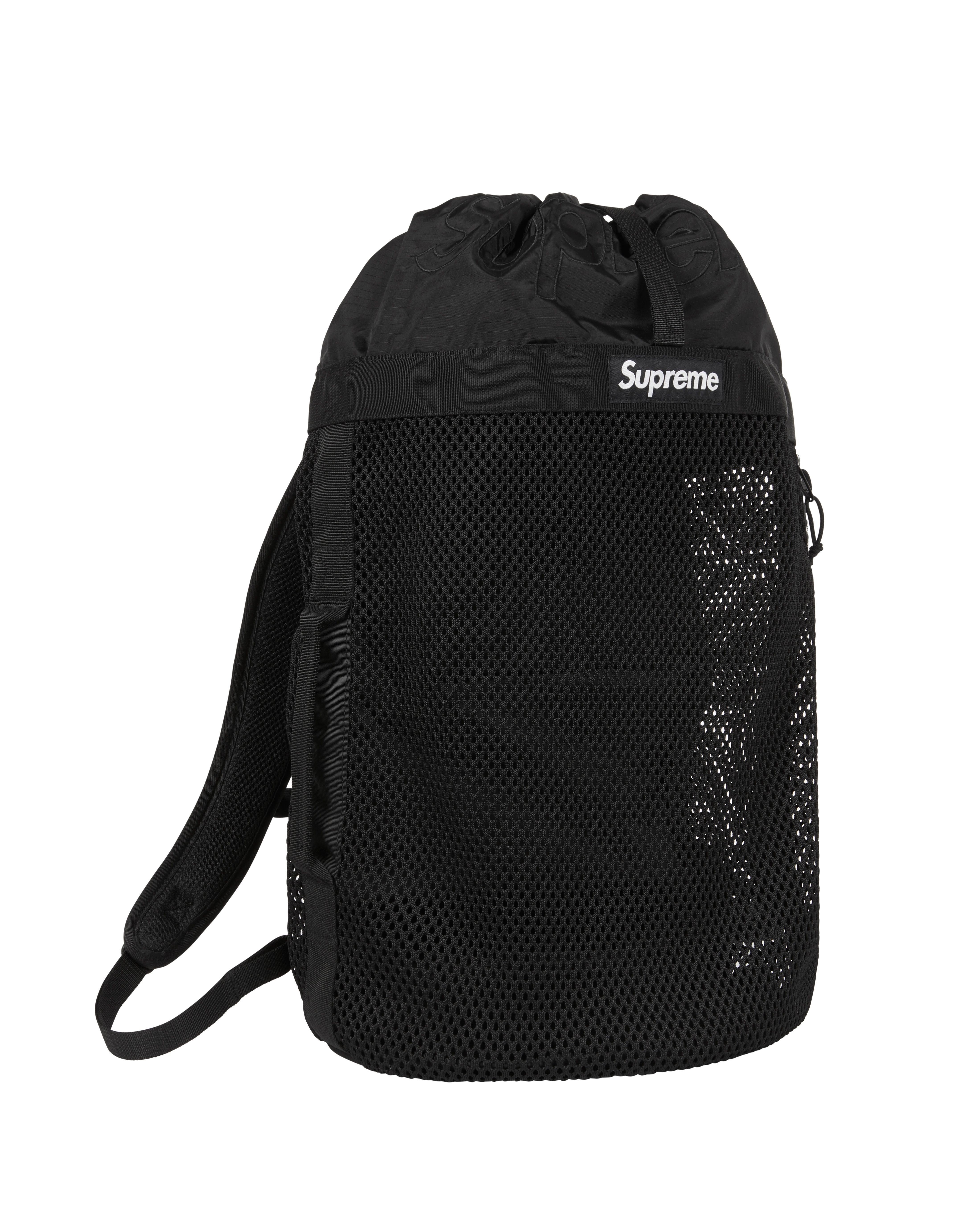 Supreme Mesh Backpack Black ブラック 黒