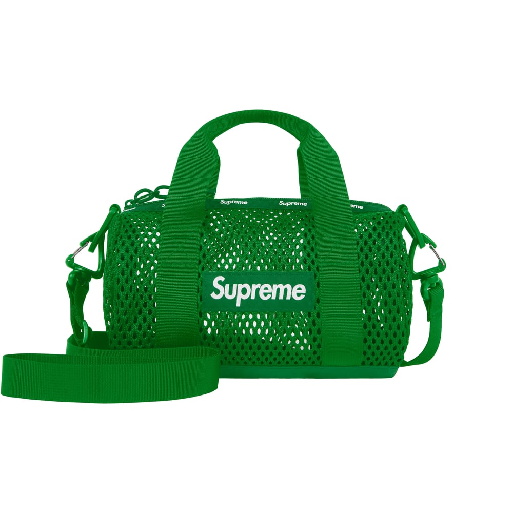 SUPREME シュプリーム 23SS Mesh Mini Duffle Bag Green ミニダッフル