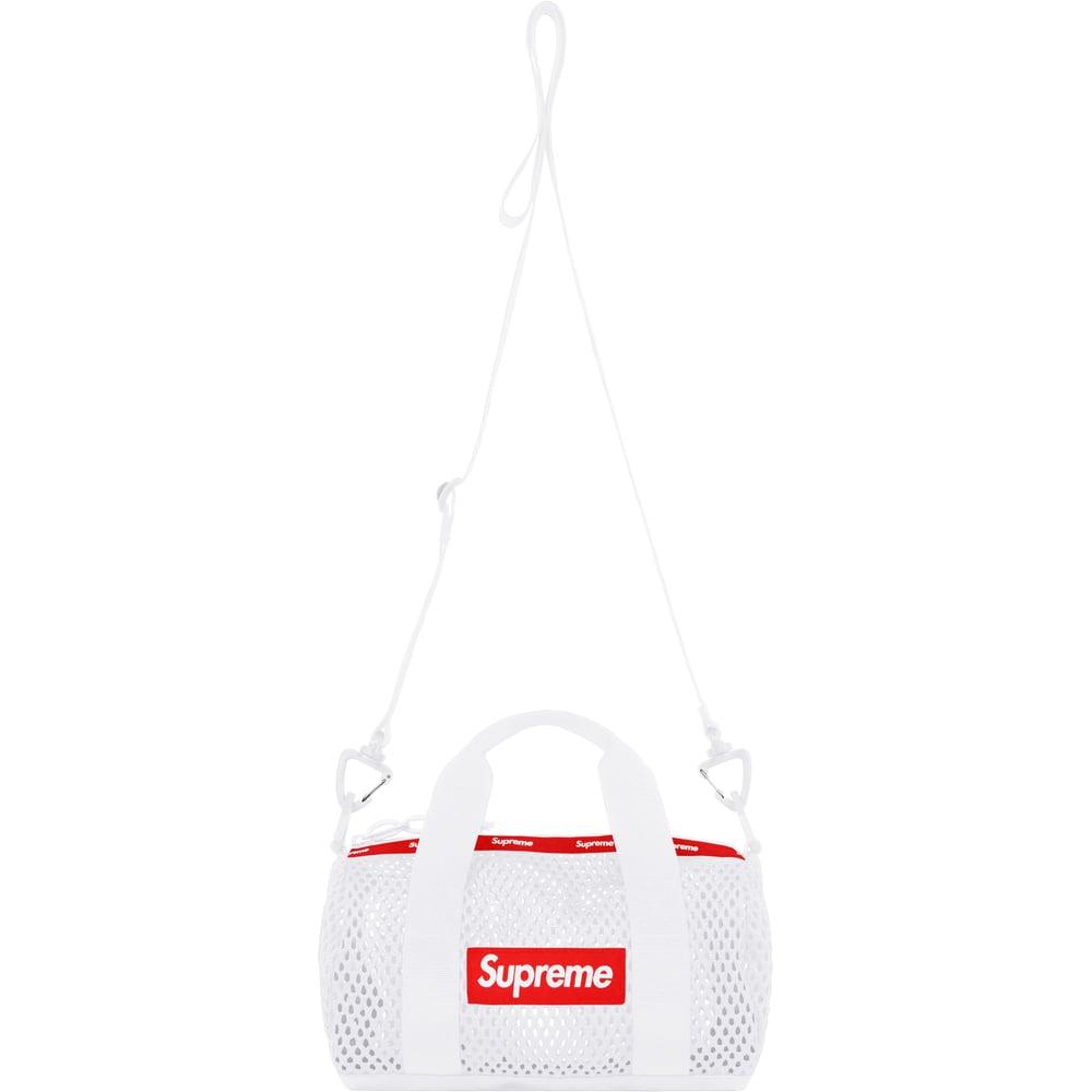 BN Supreme White Mesh Mini Duffle Bag