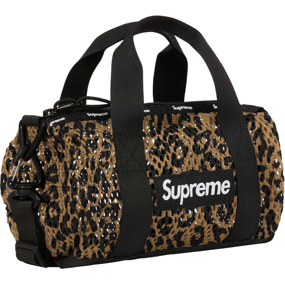 SupremeSupreme Mesh Mini Duffle Bag Leopard