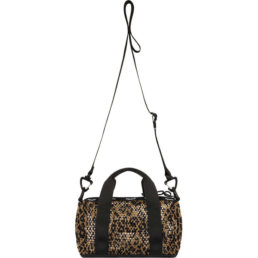 Supreme Mesh Mini Duffle Bag Leopard-