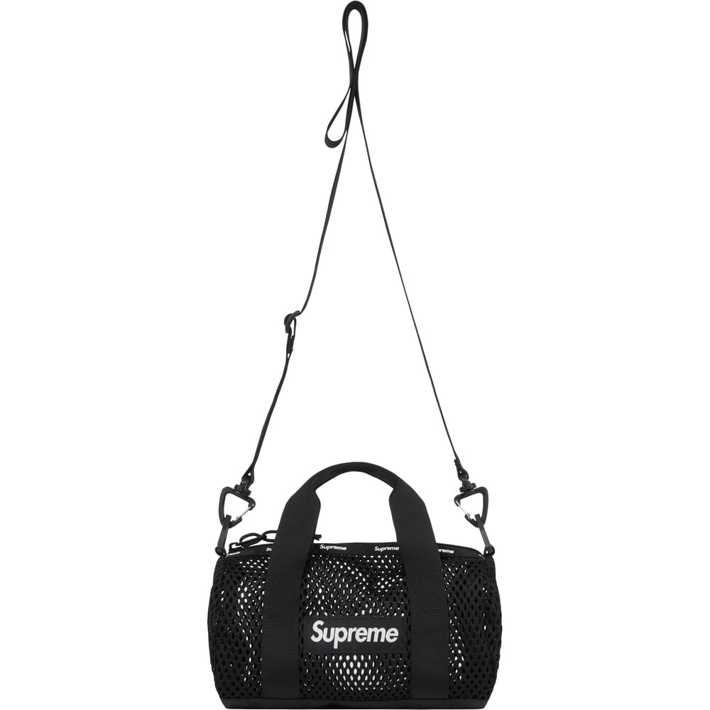 Supreme Mesh Mini Duffle Bag Black 新品未使用 - ドラムバッグ