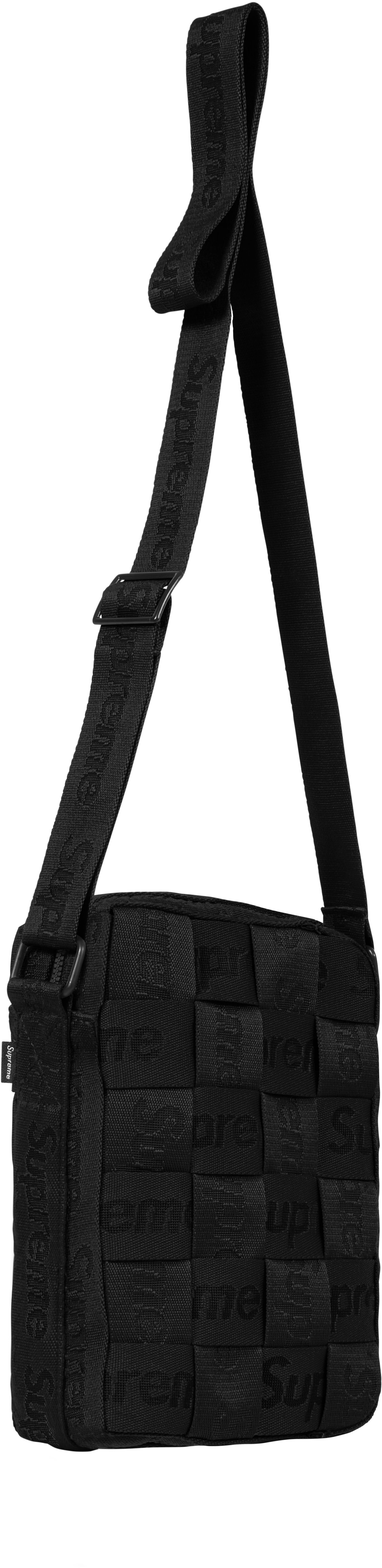 Supreme Woven Shoulder Bag Black-