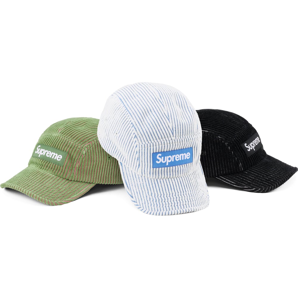 Details on 2-Tone Corduroy Camp Cap from spring summer
                                            2023 (Price is $48)