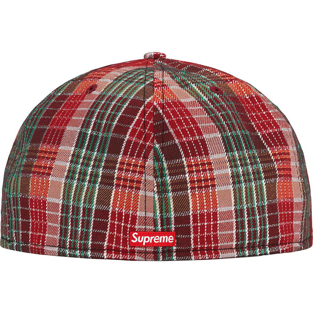 Details on Metallic Plaid S Logo New Era  from spring summer
                                                    2023 (Price is $50)