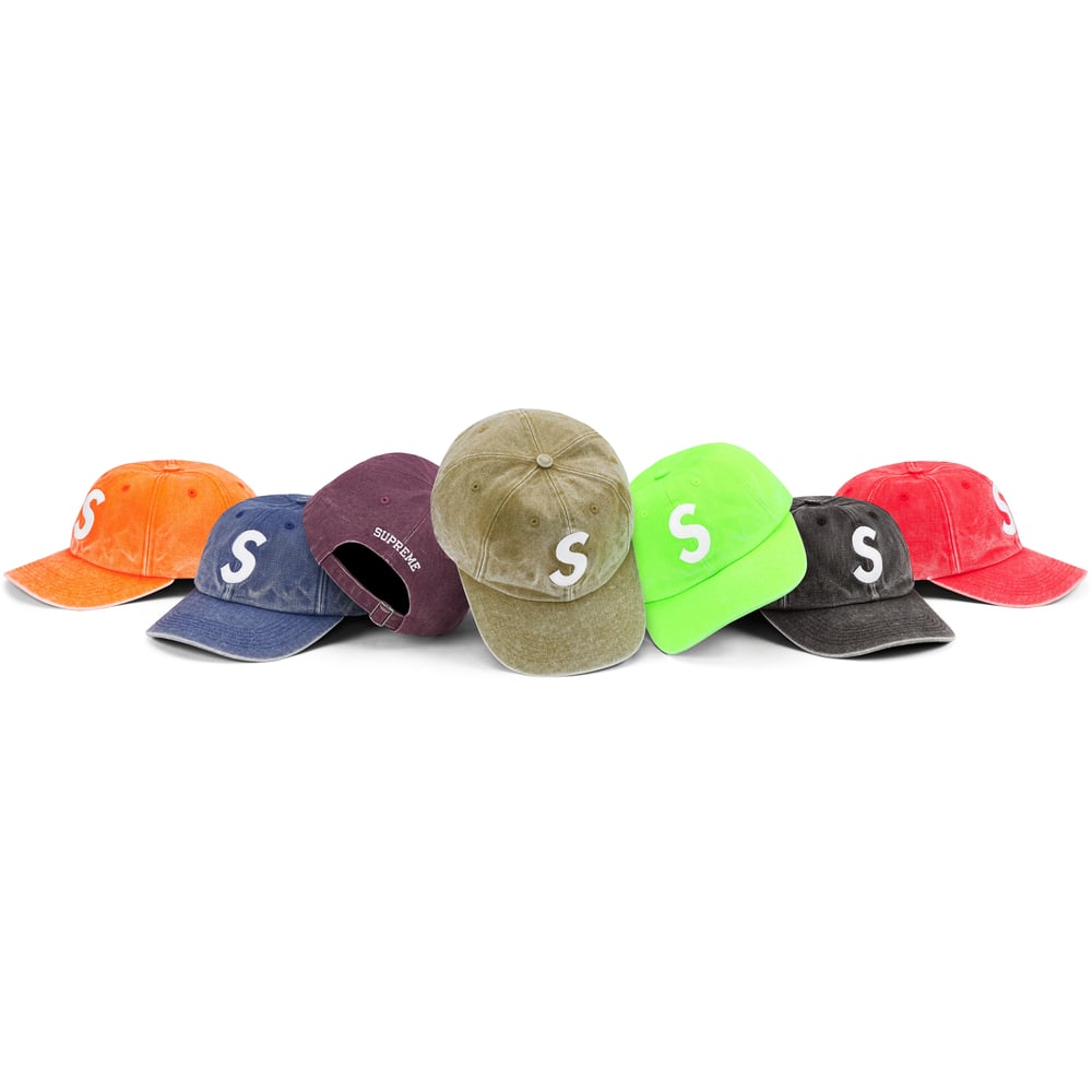 Supreme Pigment Canvas S Logo 6-Panel releasing on Week 14 for spring summer 2023