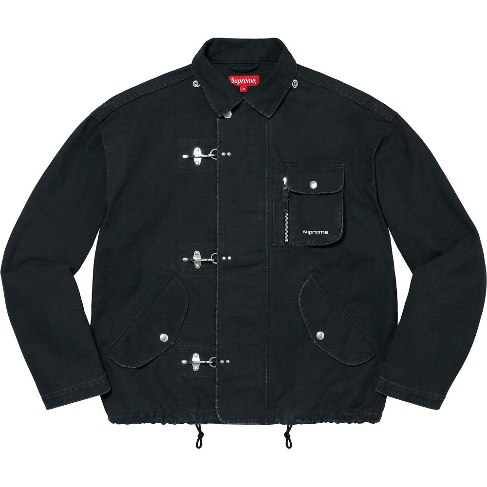 supremeSupreme Canvas Clip Jacket Black XL