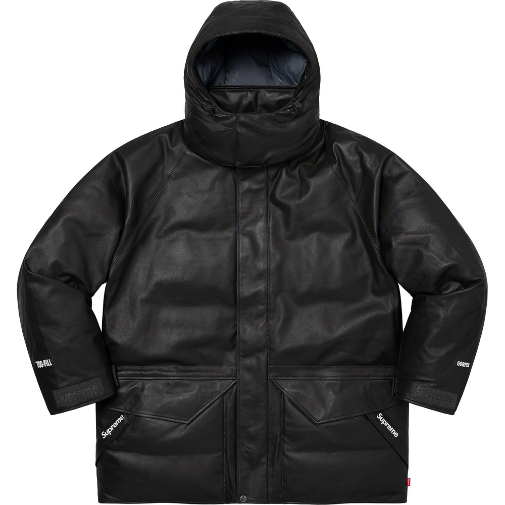 Details on GORE-TEX Leather 700-Fill Down Parka  from spring summer
                                                    2023 (Price is $1198)