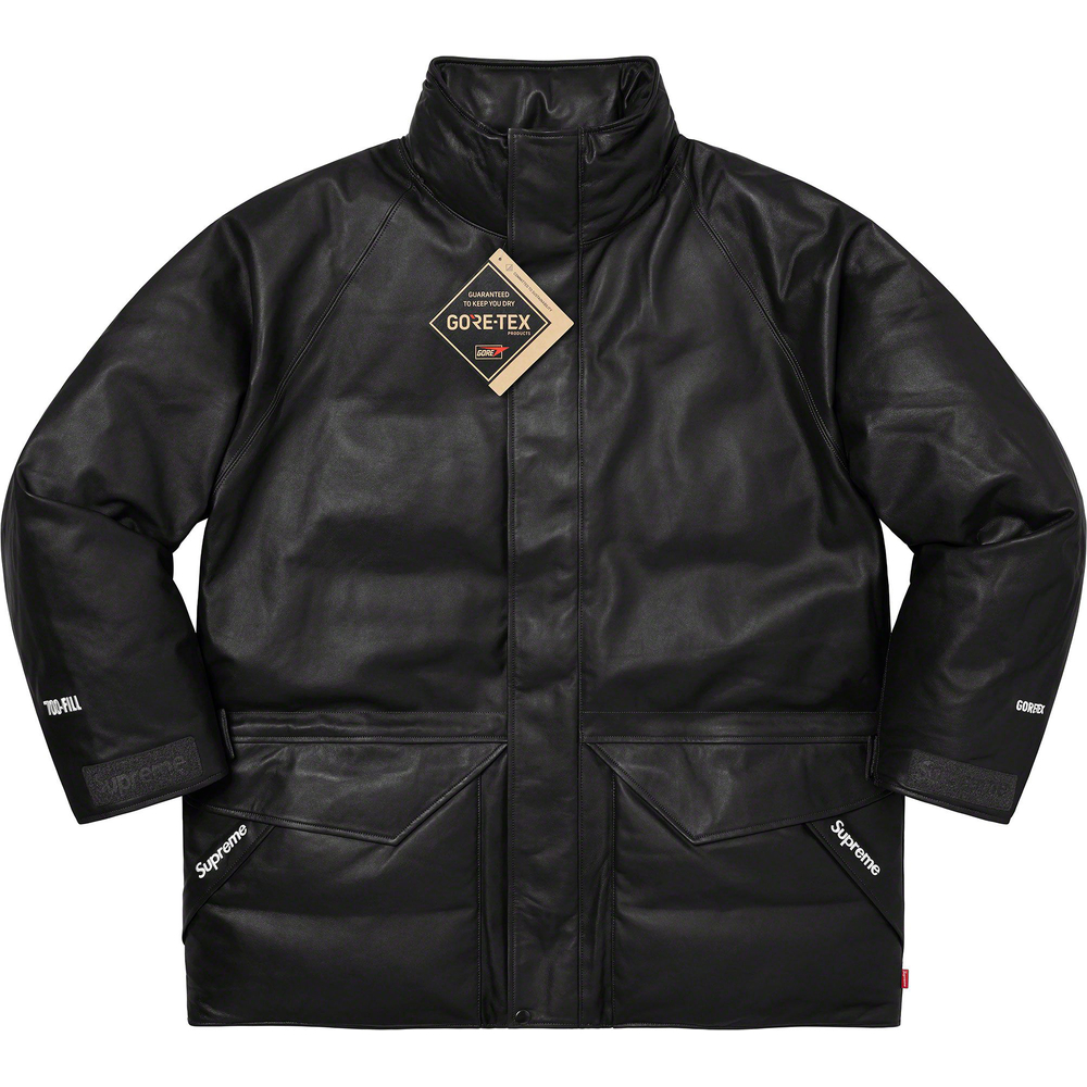 Details on GORE-TEX Leather 700-Fill Down Parka  from spring summer
                                                    2023 (Price is $1198)