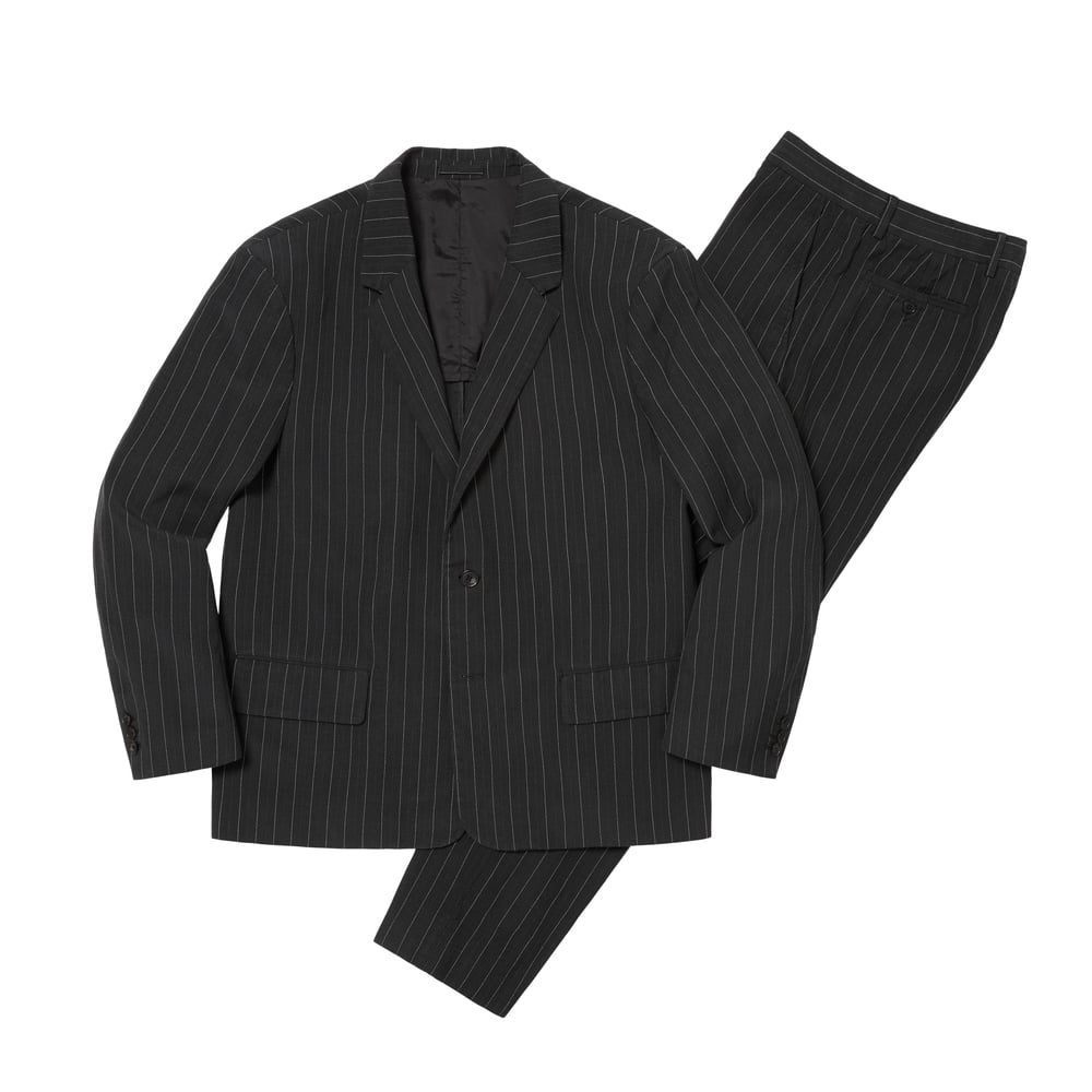 Details on Lightweight Pinstripe Suit from spring summer
                                            2023 (Price is $598)