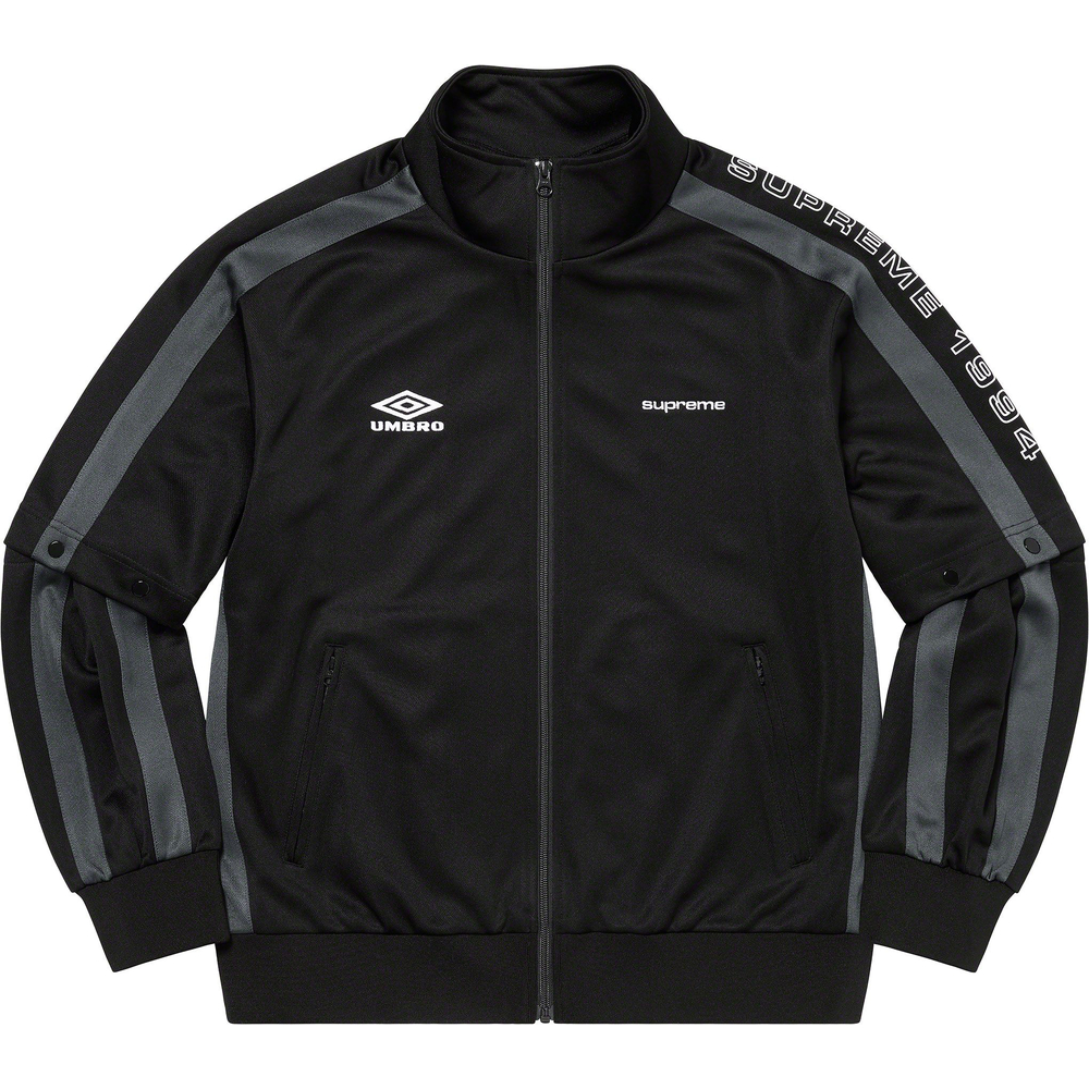 Details on Supreme Umbro Snap Sleeve Jacket  from spring summer
                                                    2023 (Price is $188)