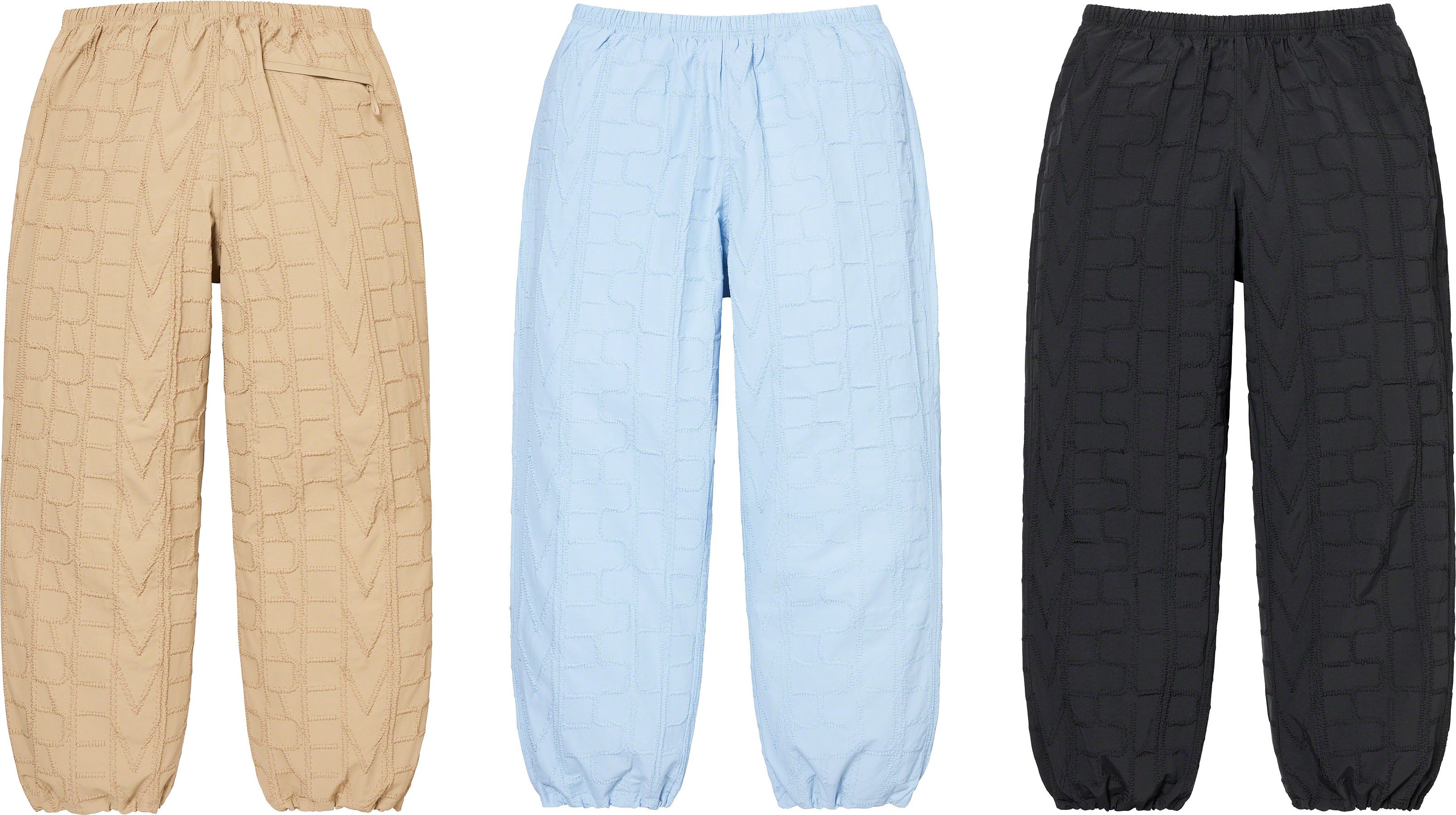 Repeat Stitch Track Pant - spring summer 2023 - Supreme