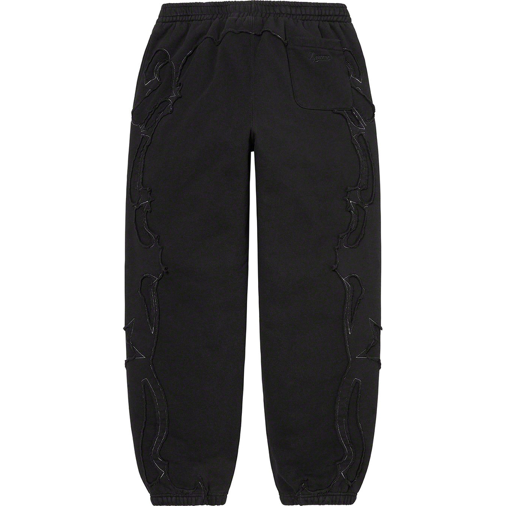 supreme23ss western cut out sweatpant