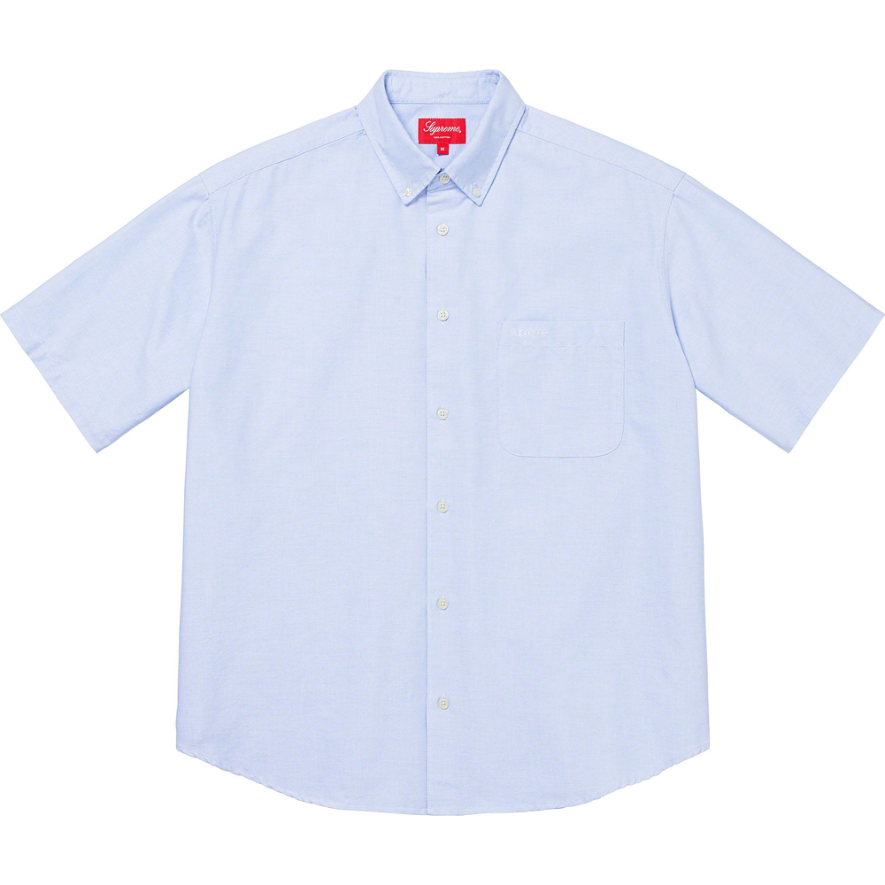 supreme loose fit S/S oxford shirt S
