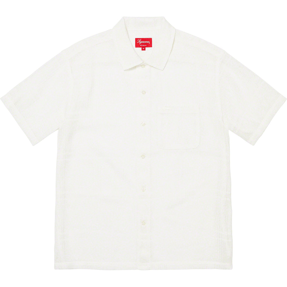 Supreme New York Silk Button Down Shirt Size Medium