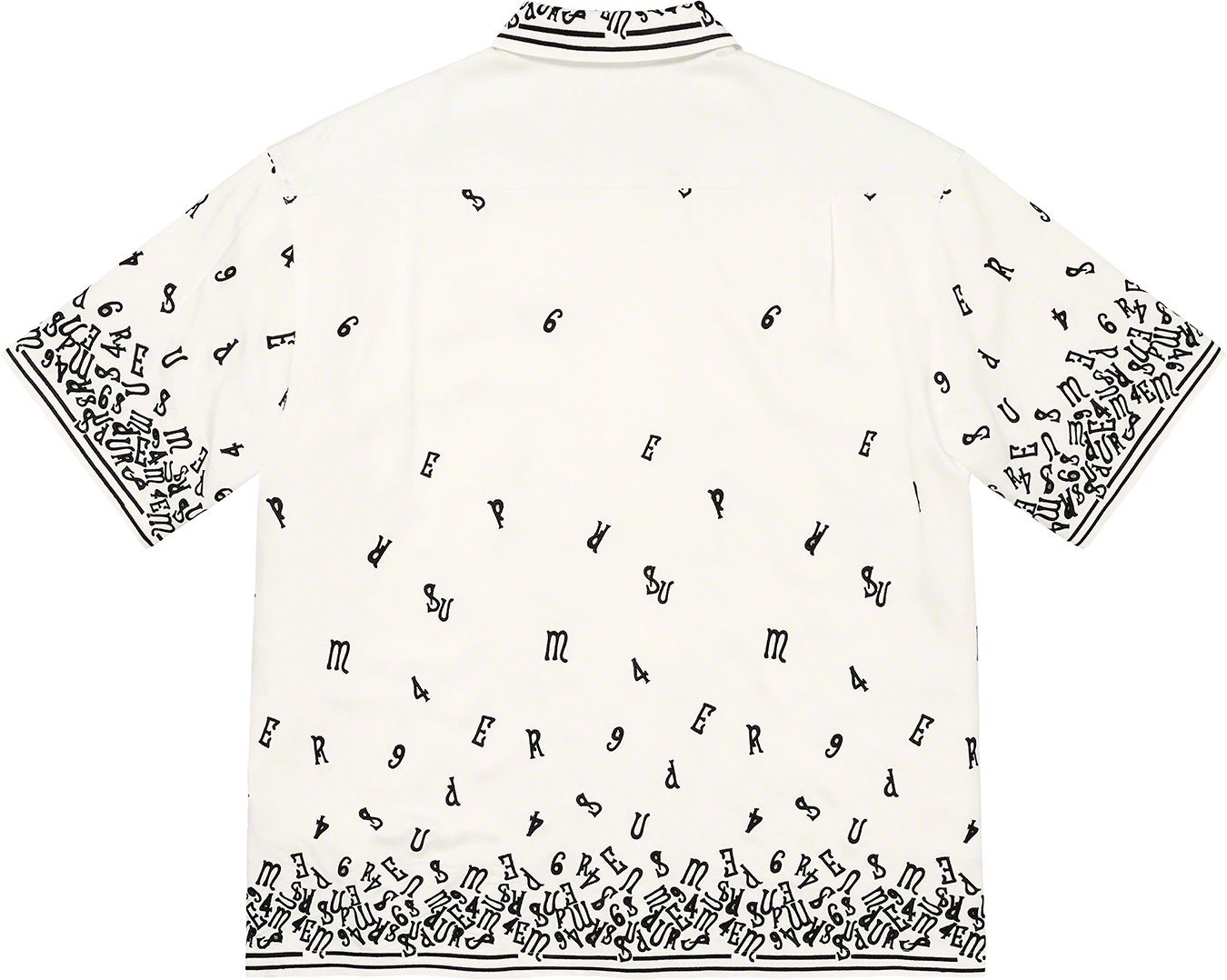 Mサイズ Nouveau Embroidered S/S Shirt 白-