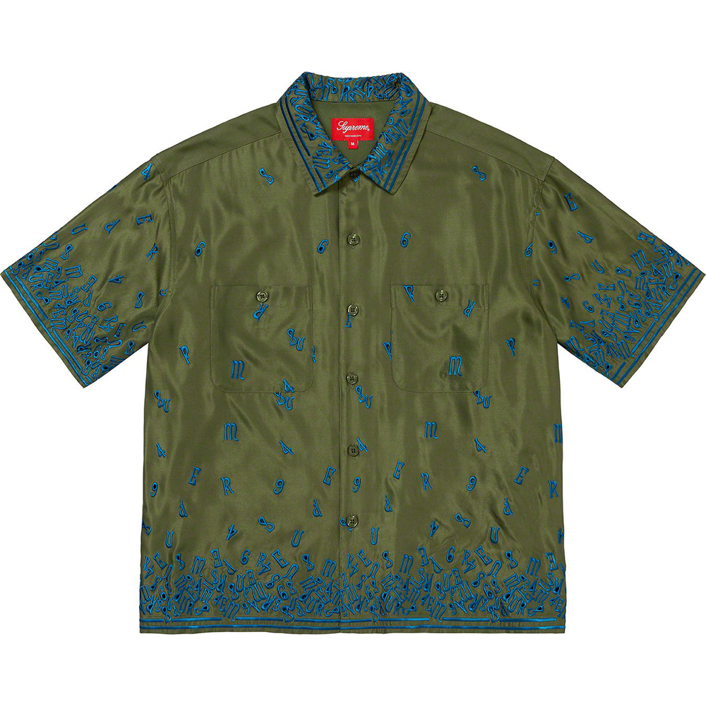 Nouveau Embroidered S S Shirt - spring summer 2023 - Supreme