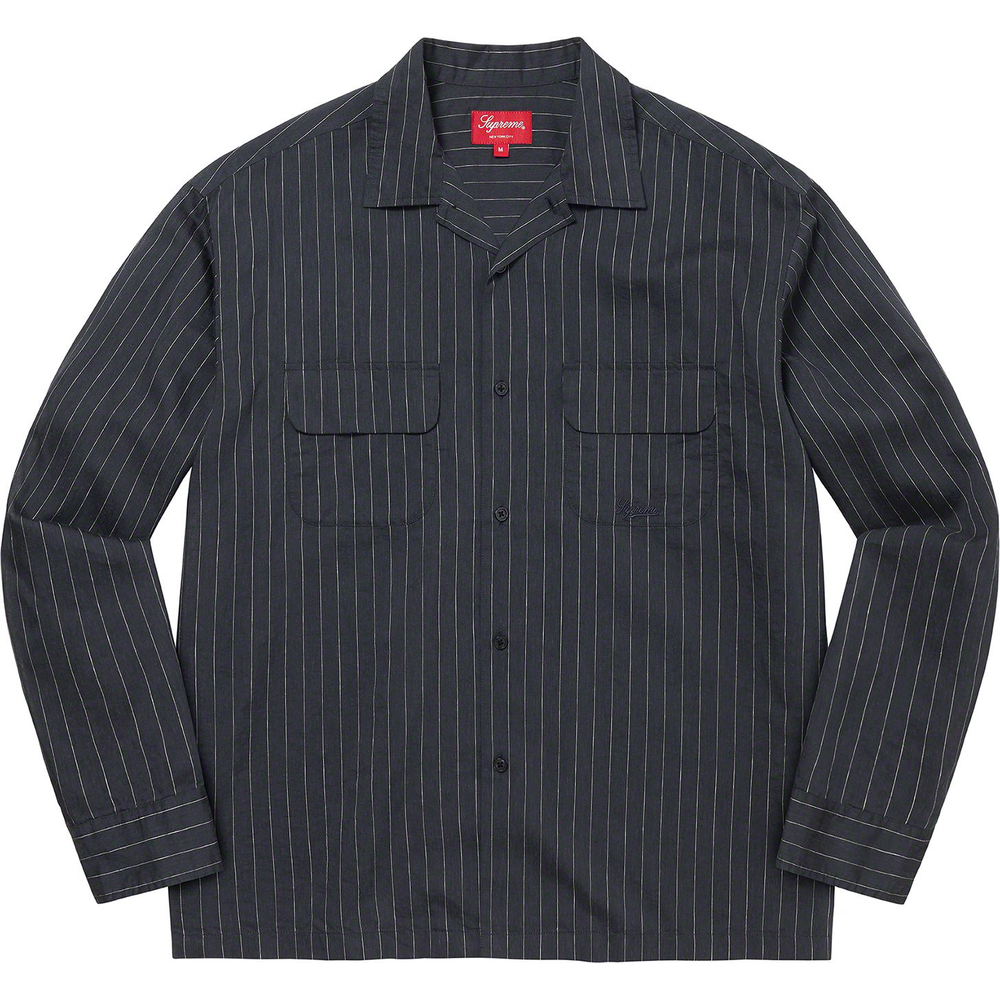 Details on Pinstripe Linen Shirt  from spring summer
                                                    2023 (Price is $138)