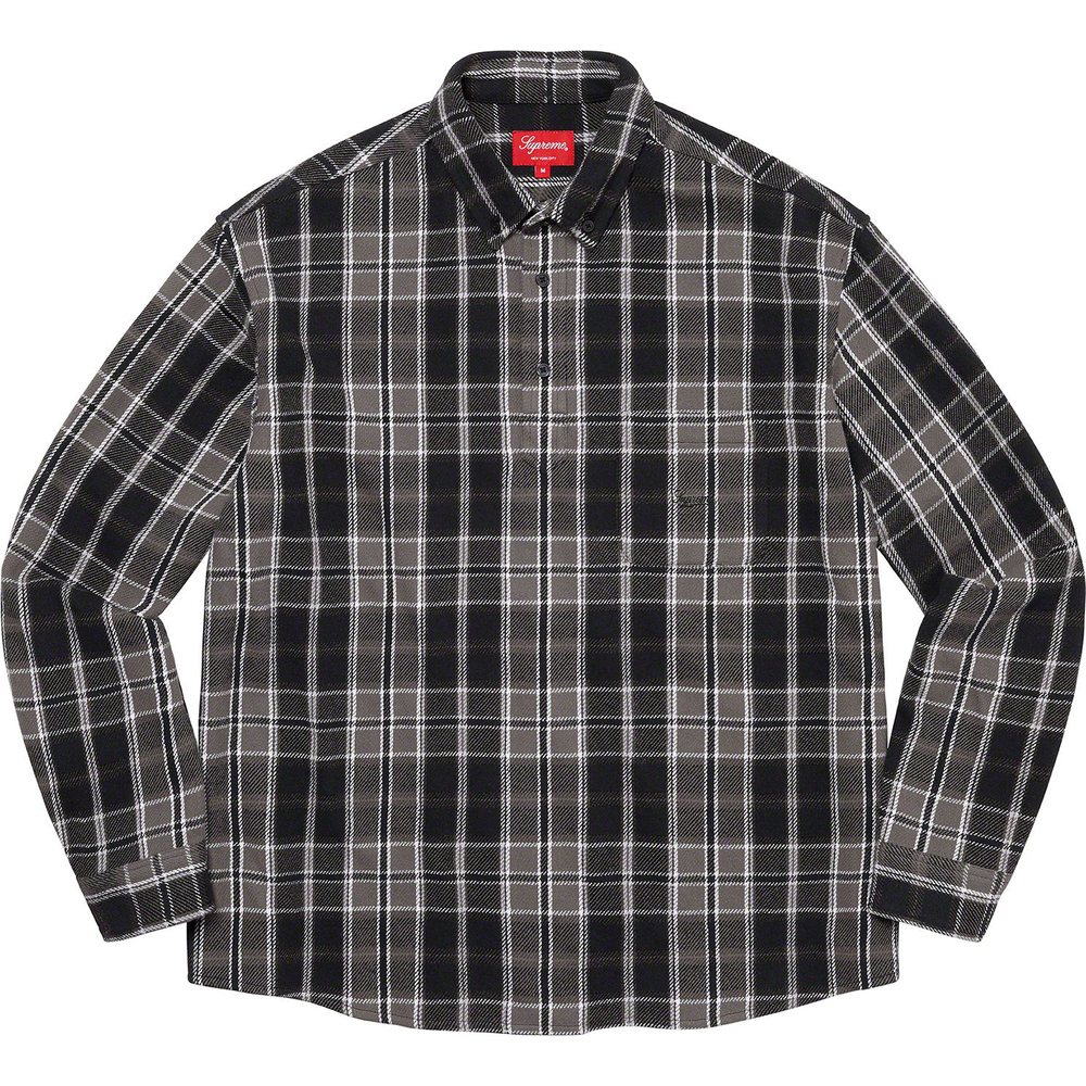Details on Pullover Plaid Flannel Shirt [hidden] from spring summer
                                                    2023 (Price is $128)