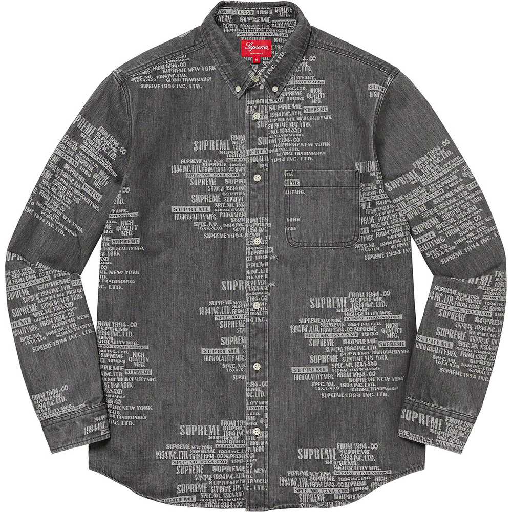 Details on Trademark Jacquard Denim Shirt [hidden] from spring summer
                                                    2023 (Price is $148)