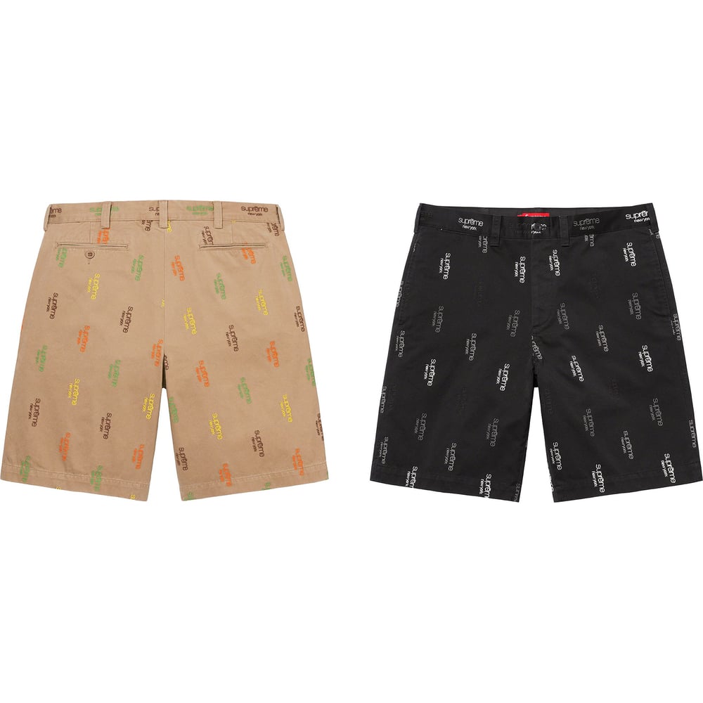 Supreme Classic Logo Chino Short releasing on Week 11 for spring summer 2023