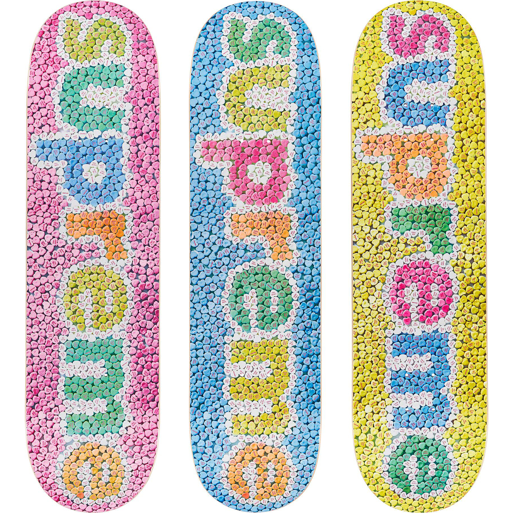 Details on Candy Hearts Skateboard from spring summer
                                            2023 (Price is $58)