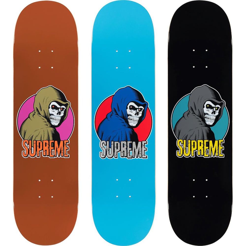 Supreme Reaper Skateboard releasing on Week 1 for spring summer 2023