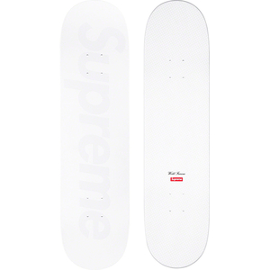 木造 Supreme Tonal Box Logo Skateboard White - crumiller.com