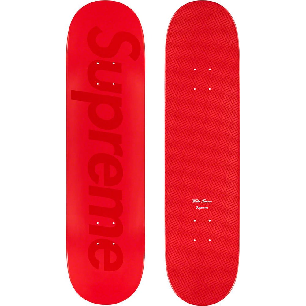 2024 新作】 Supreme ナチュラル Skateboard Logo Box Routed スケート