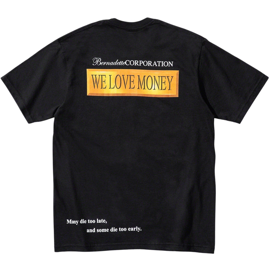 Details on Supreme Bernadette Corporation Money Tee  from spring summer
                                                    2023 (Price is $48)