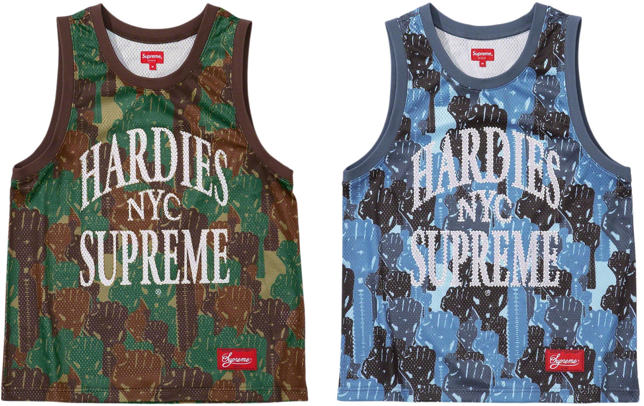 Supreme / Hardies Camo Basketball Jersey-