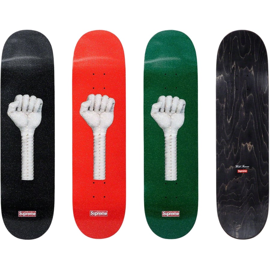 Details on Supreme Hardies Fist Skateboard from spring summer
                                            2023 (Price is $68)