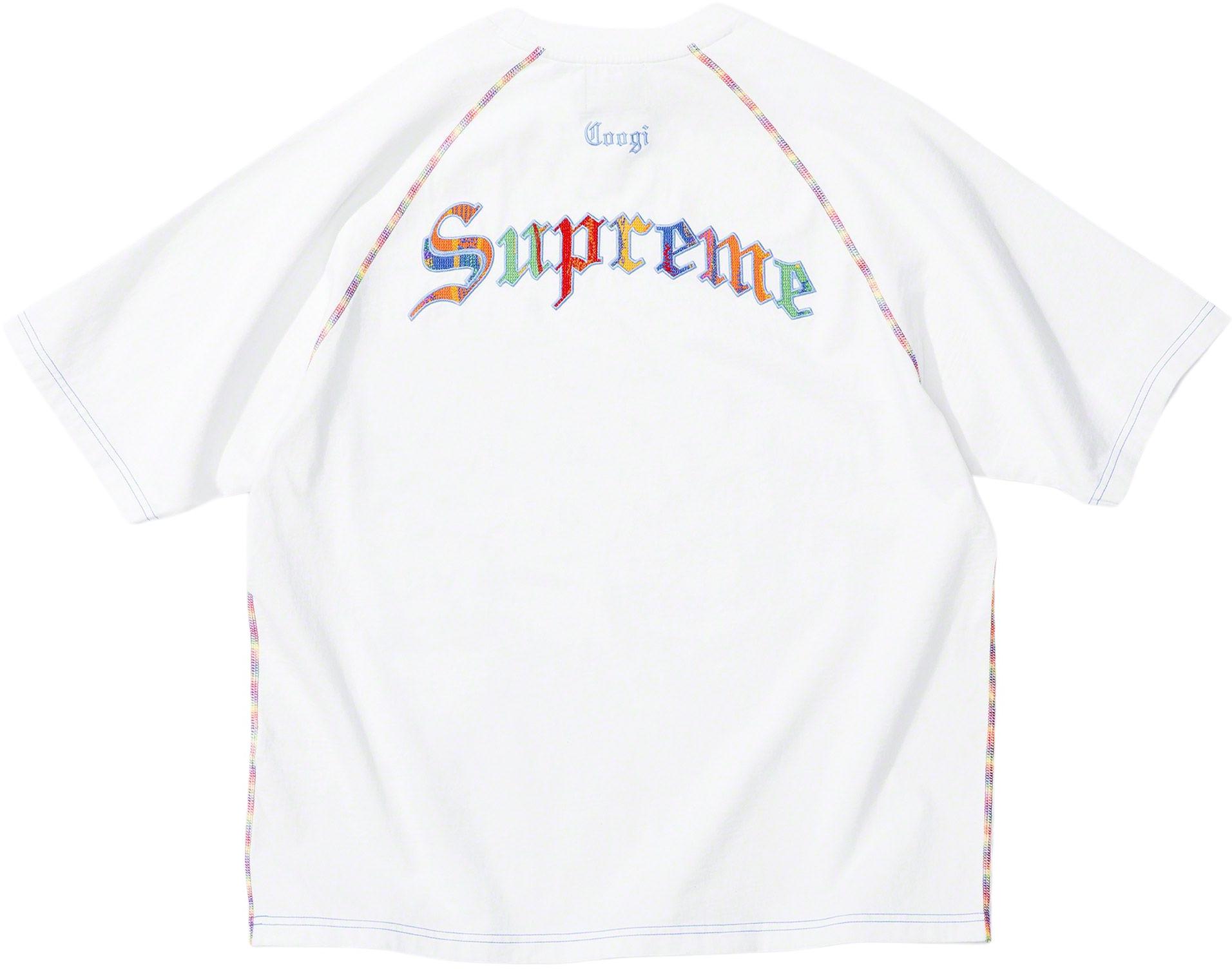 Supreme / Coogi Raglan S/S Top "White"Tシャツ/カットソー(半袖/袖なし)