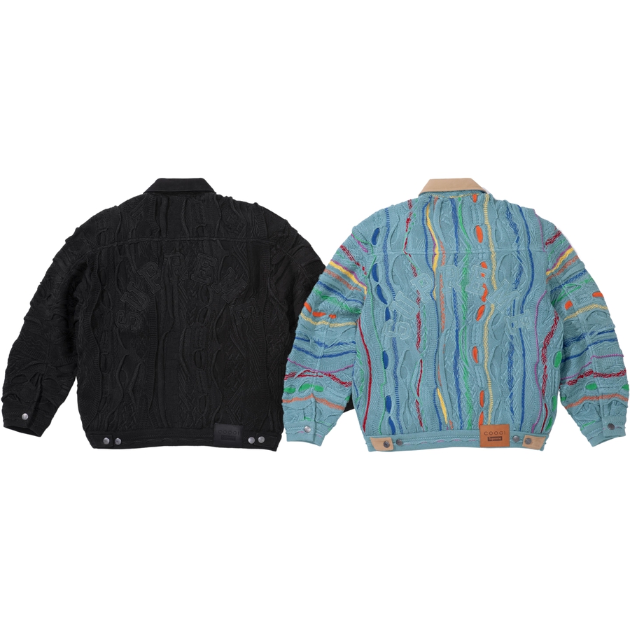 Details on Supreme Coogi Trucker Jacket  from spring summer
                                                    2023 (Price is $368)