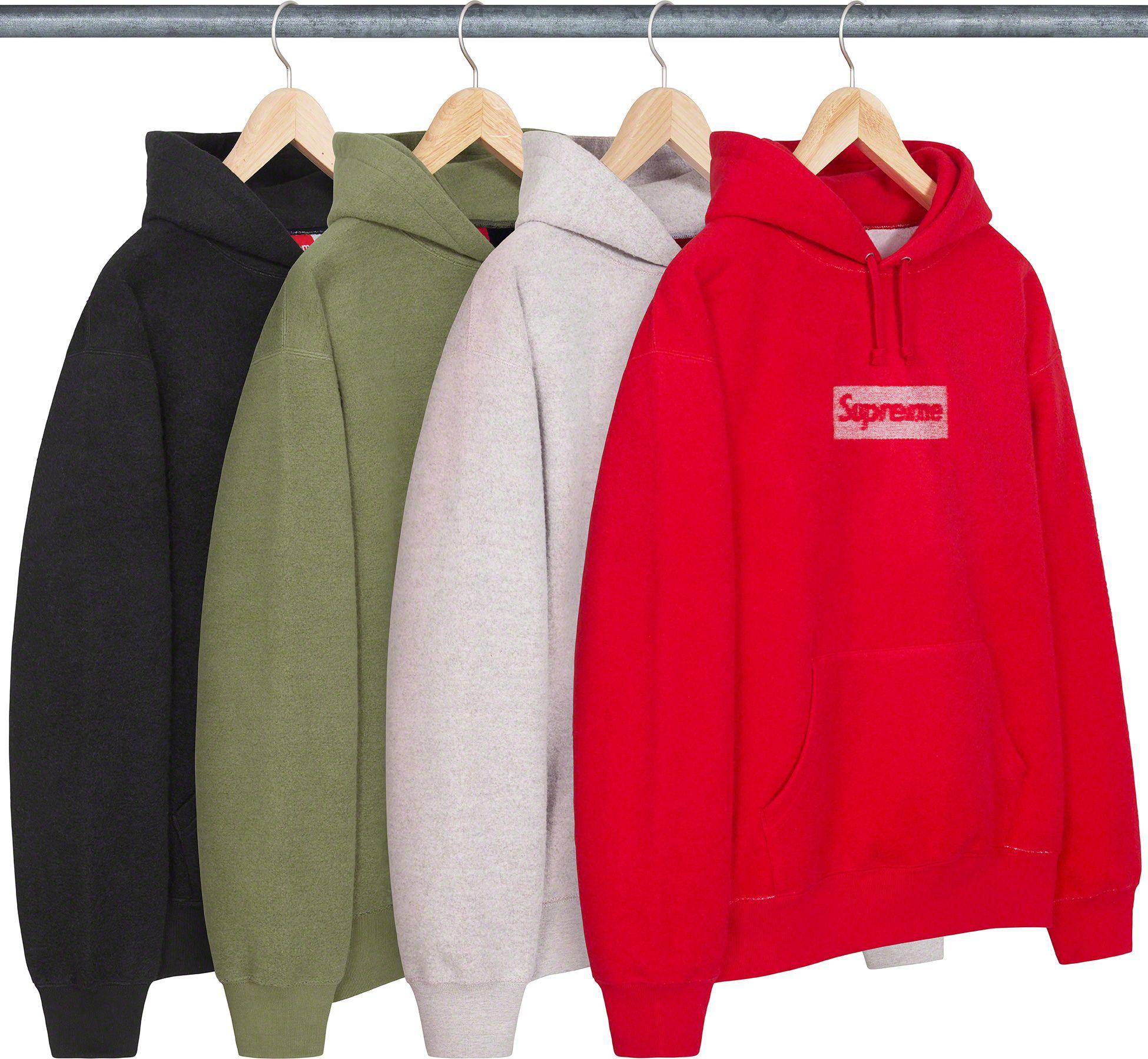 23s/s Supreme Inside Out Box Logo Hooded