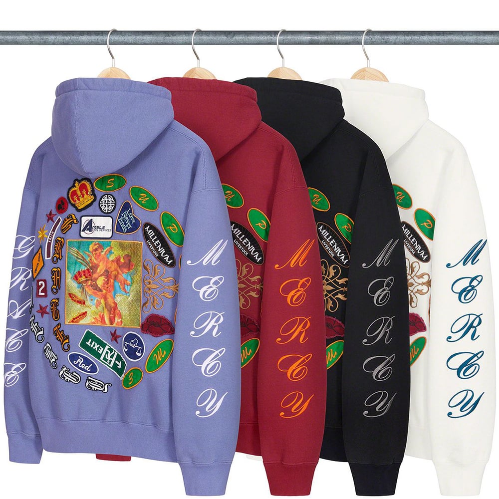 Supreme Patches Spiral Hooded Sweatshirt releasing on Week 11 for spring summer 2023