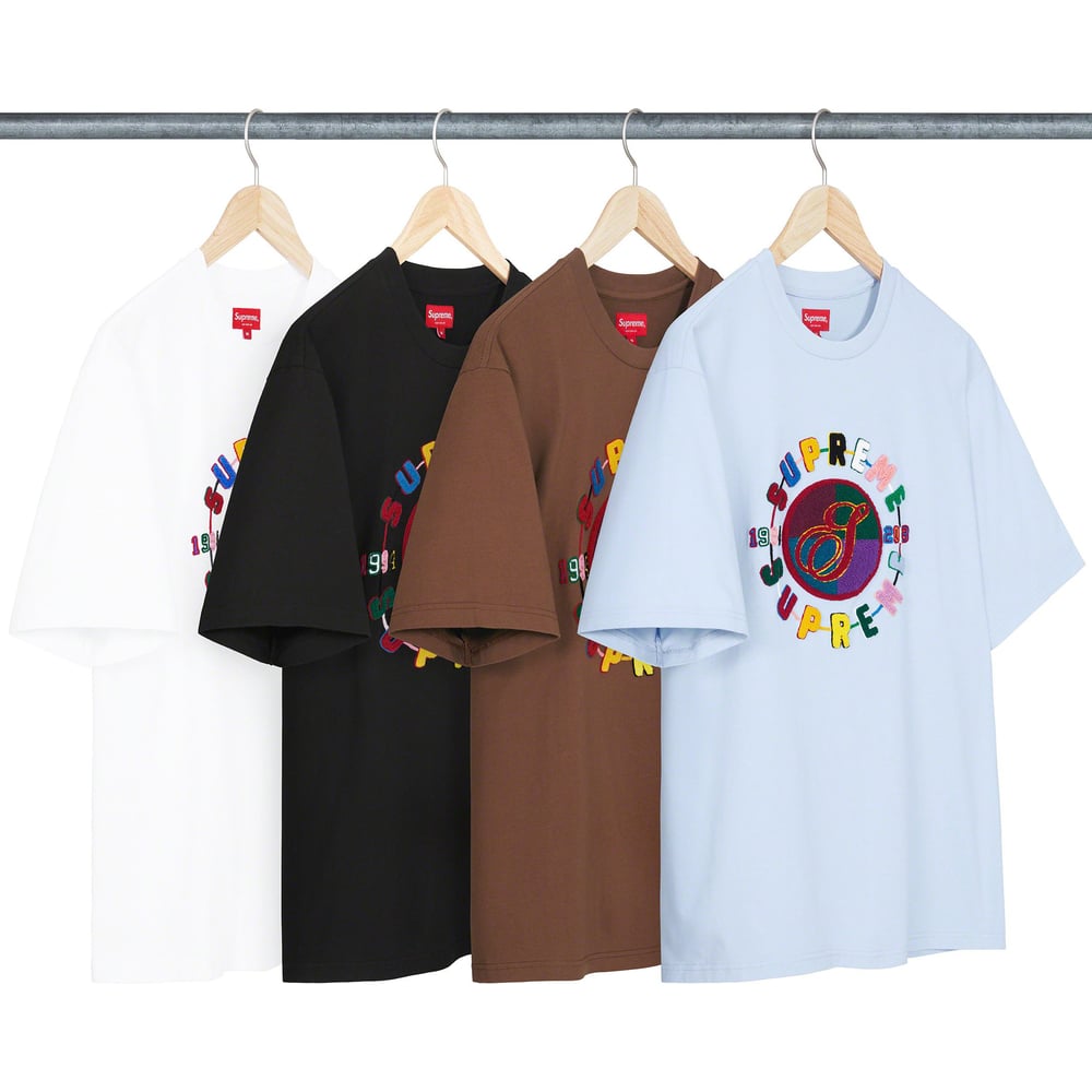 Supreme Chenille Crest S S Top releasing on Week 2 for spring summer 2023