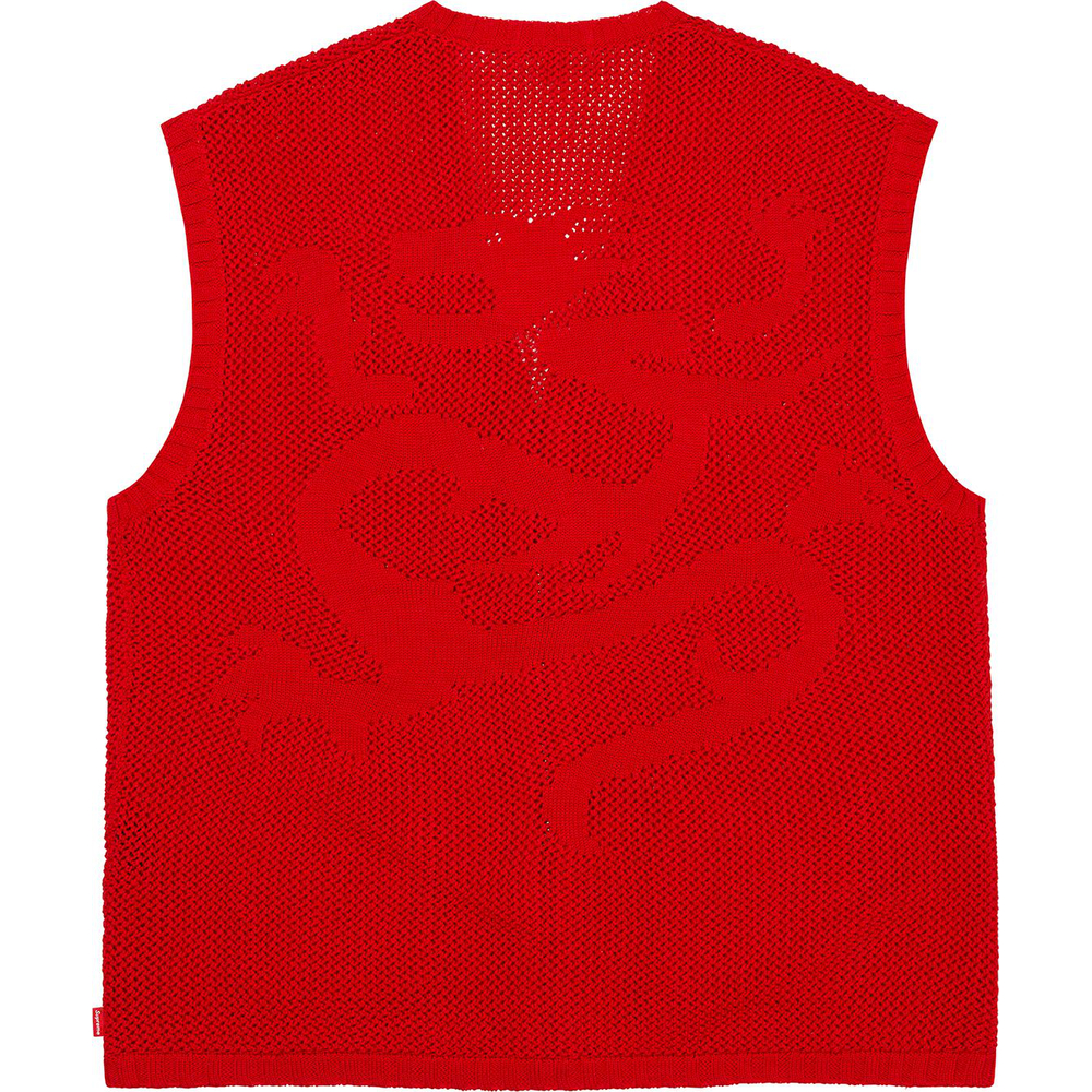 Details on Dragon Zip Up Sweater Vest  from spring summer
                                                    2023 (Price is $138)