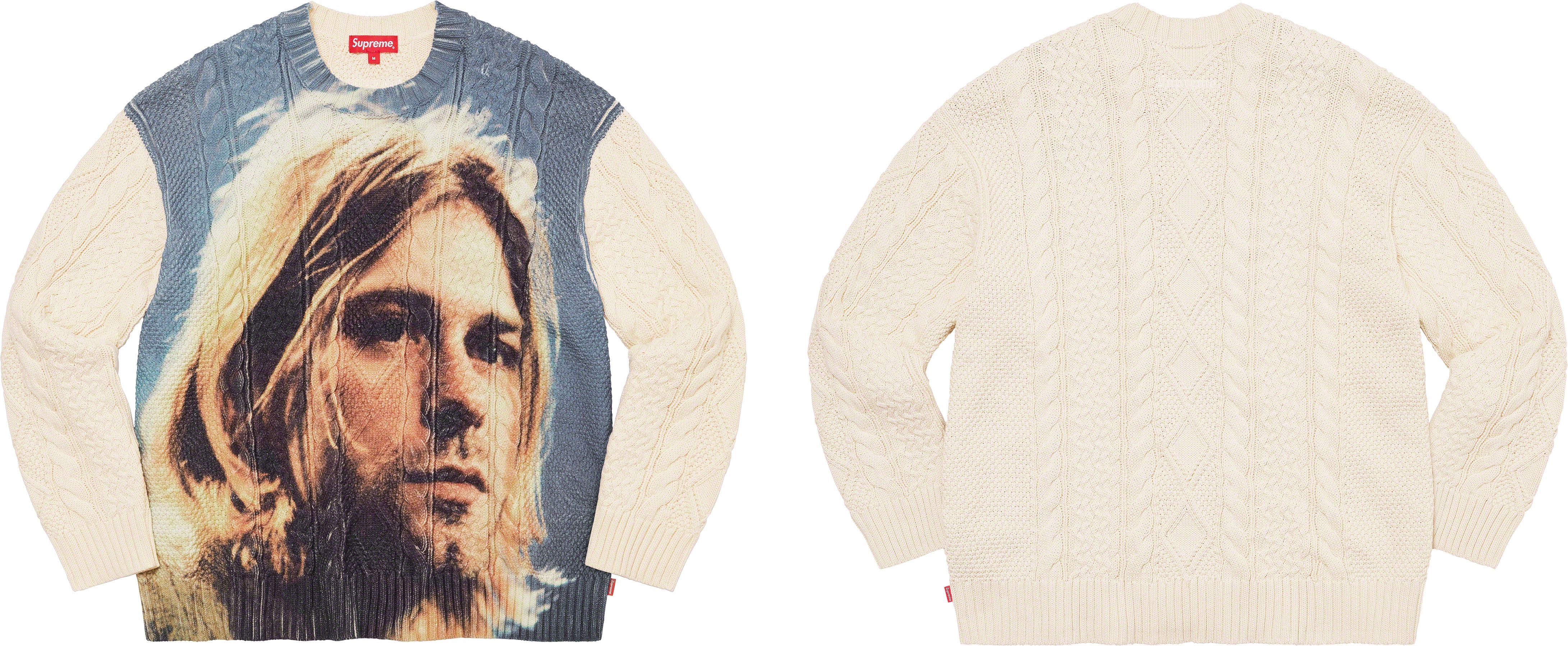 Supreme Kurt Cobain Sweater White S