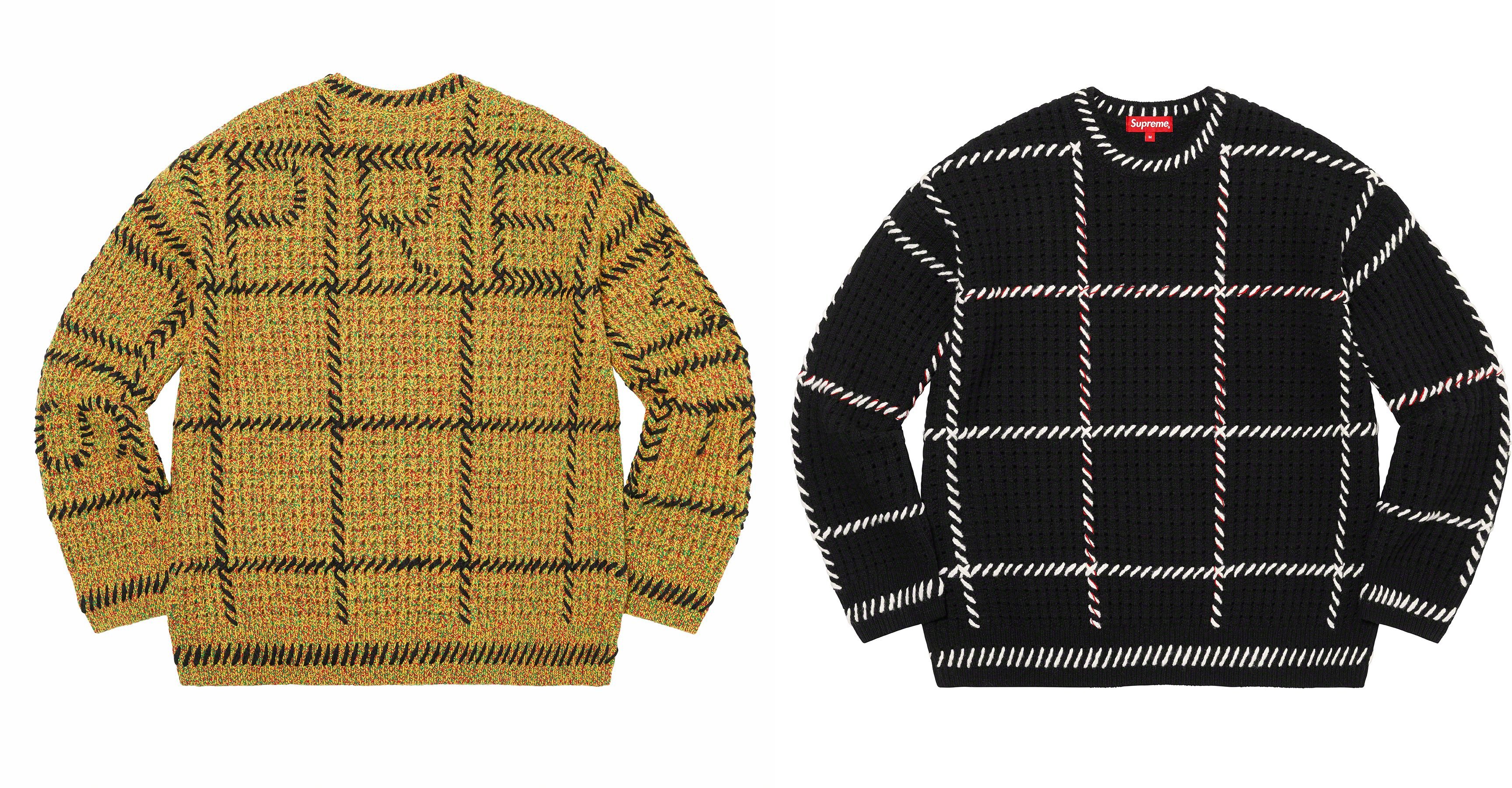 【新品・未使用】Supreme Quilt Stitch Sweater / M