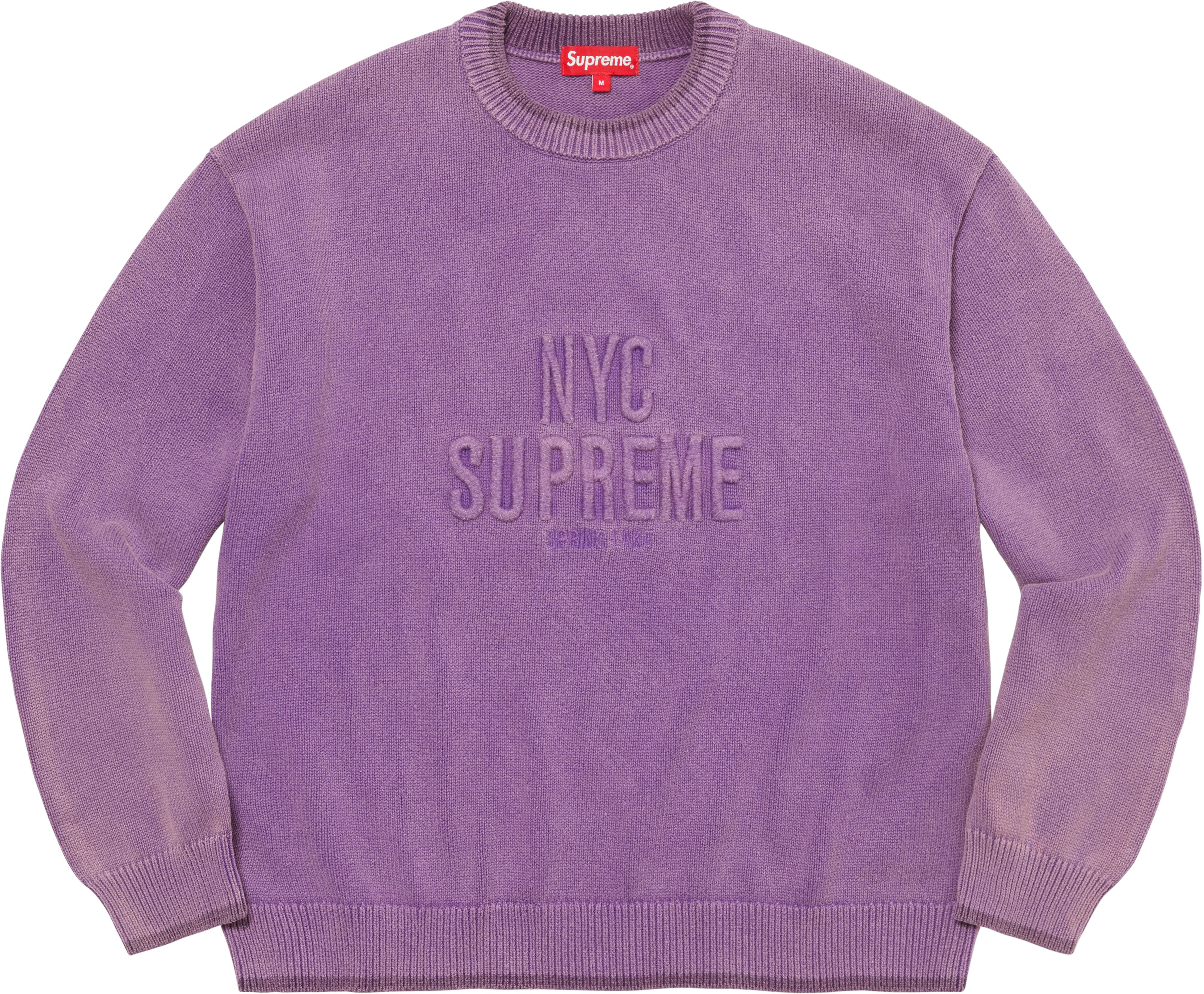 Raised Embroidered Sweater - spring summer 2023 - Supreme