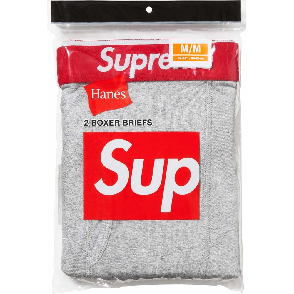 Details on Supreme Hanes Boxer Briefs 2 Pack  from spring summer
                                                    2024 (Price is $32)