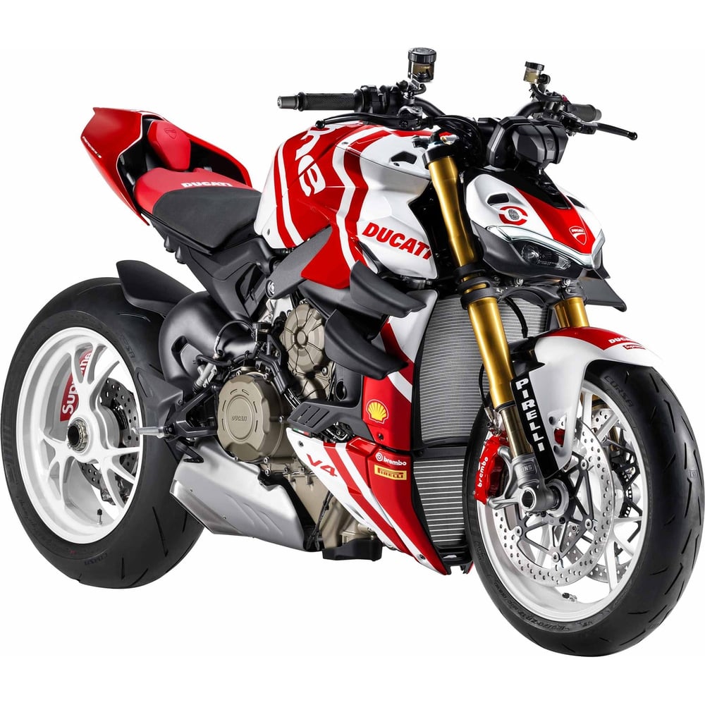 Details on Supreme Ducati Streetfighter V4 S  from spring summer
                                                    2024 (Price is $50000)