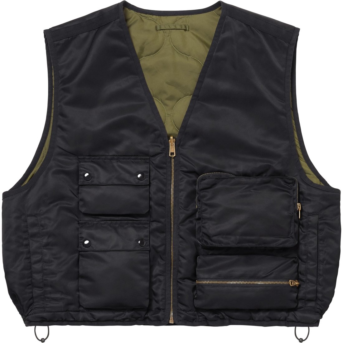 Details on 2-in-1 MA-1 + Vest Black from spring summer
                                                    2024 (Price is $448)